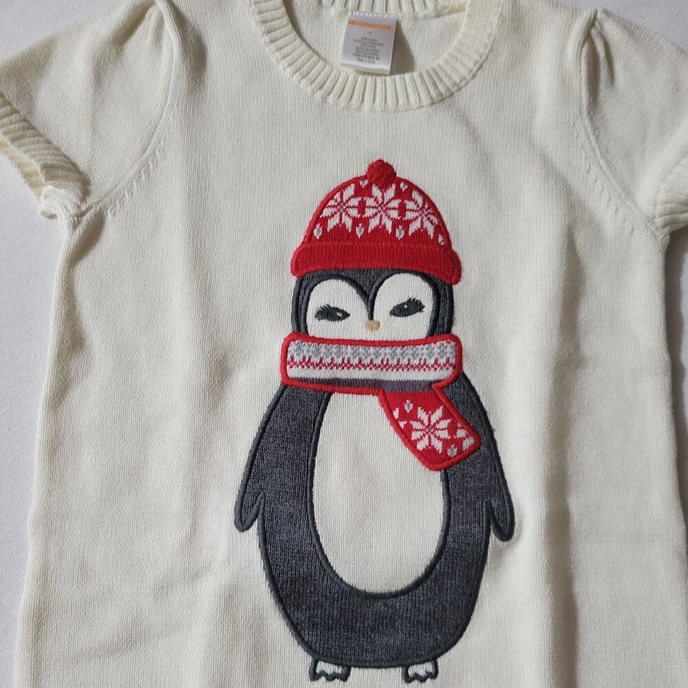 Gymboree Outlet NWT size 4 Penguin Sweater Dress. Located A21